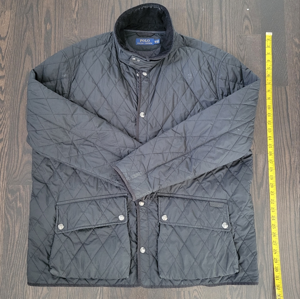 Men's POLO by Ralph Lauren black jacket 2XL